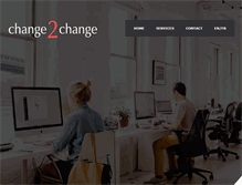 Tablet Screenshot of change2change.com